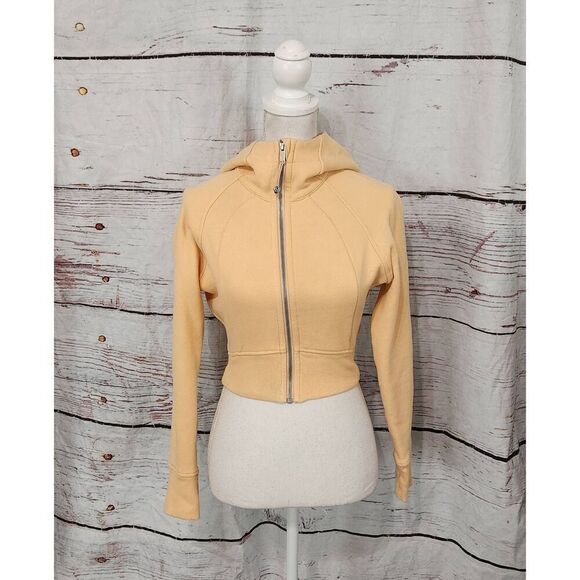 Lululemon Scuba Full Zip Cropped Hoodie Size  2 - Picture 3 of 7